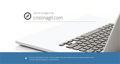 Desktop Screenshot of cristinagil.com